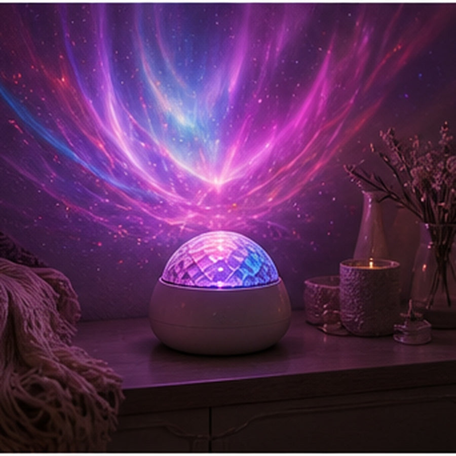 Tachomex Lavender Aurora Galaxy Projector