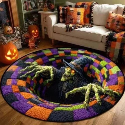 Cachetone haunted vortex round Halloween rug image 20