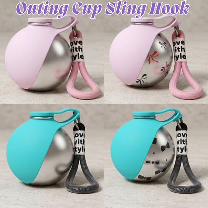 Outing Cup Sling Hook: The Ultimate Dog Walker's Portable Water Bottle & Bowl