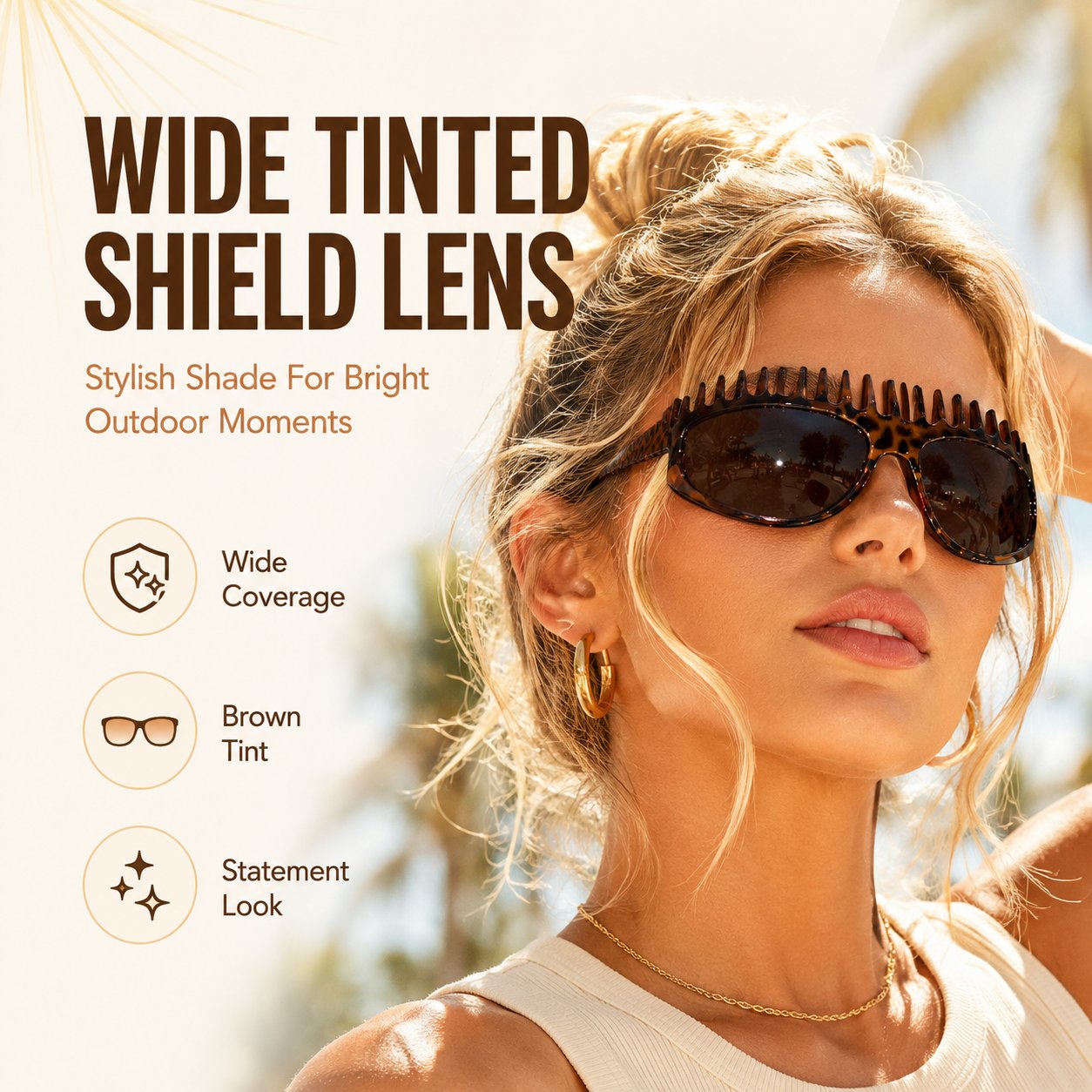 Yovot® 2-In-1 Tortoiseshell Headband Sunglasses