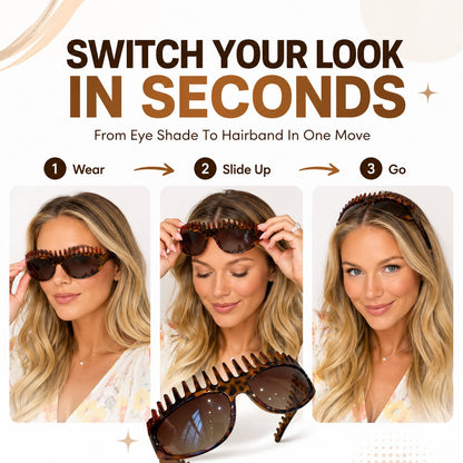 Yovot® 2-In-1 Tortoiseshell Headband Sunglasses