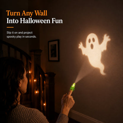 Ghost projection in a Halloween room