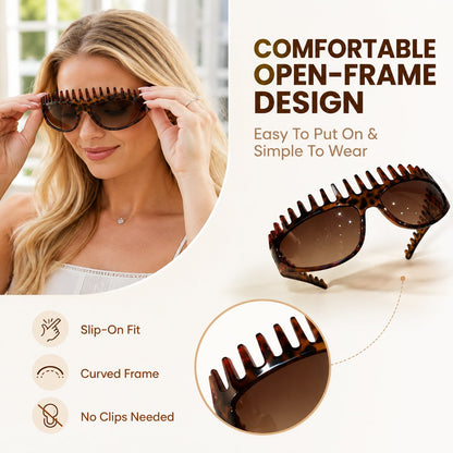 Yovot® 2-In-1 Tortoiseshell Headband Sunglasses