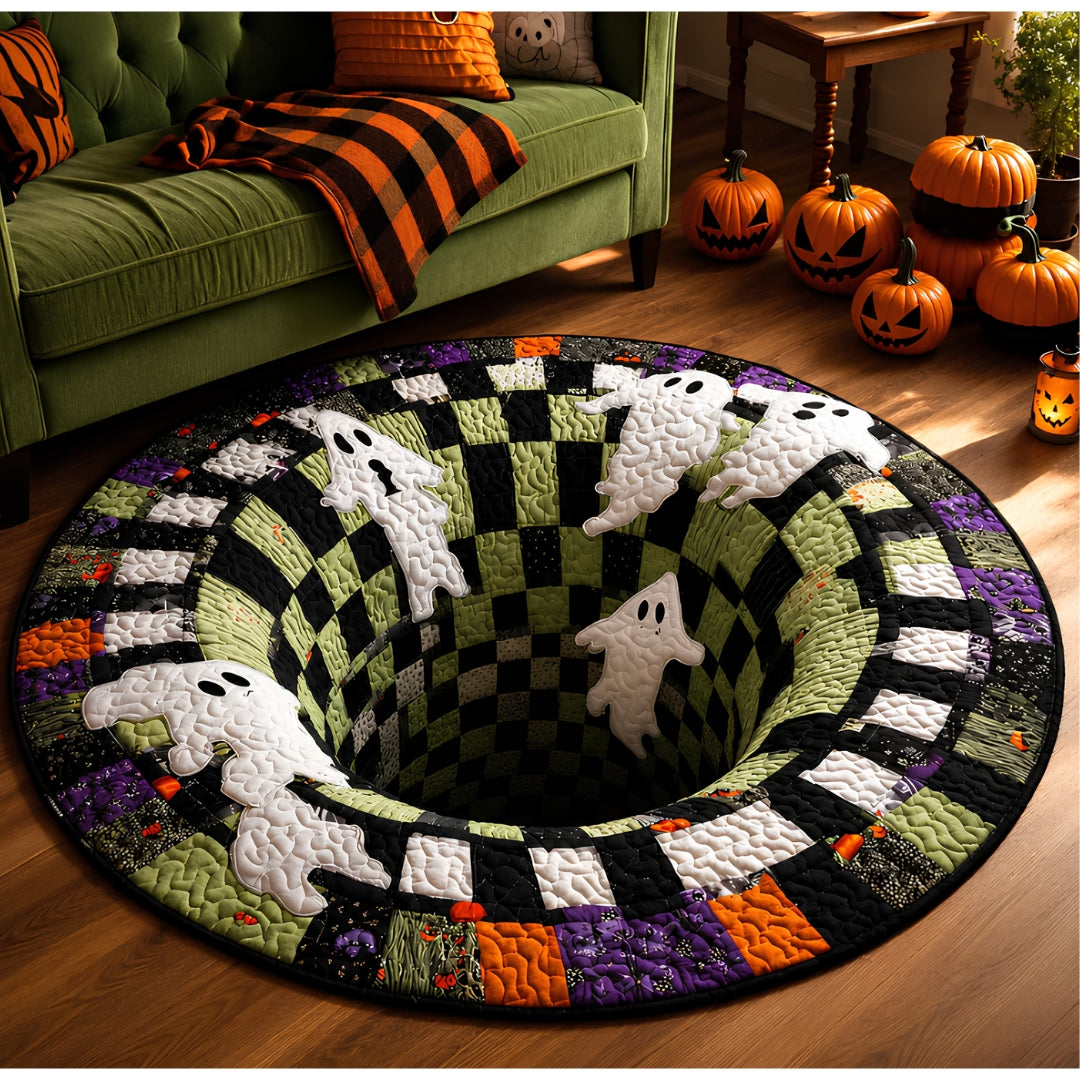 Reemoreemoo haunted vortex round Halloween rug image 11