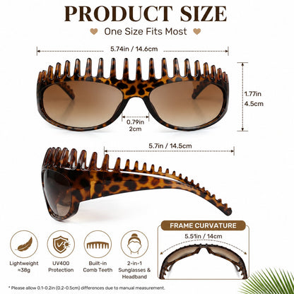 Yovot® 2-In-1 Tortoiseshell Headband Sunglasses