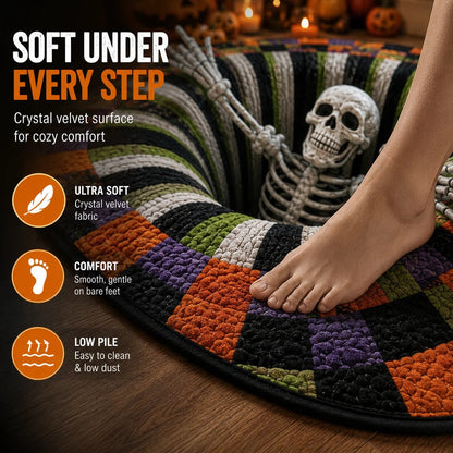 Cachetone haunted vortex round Halloween rug image 36