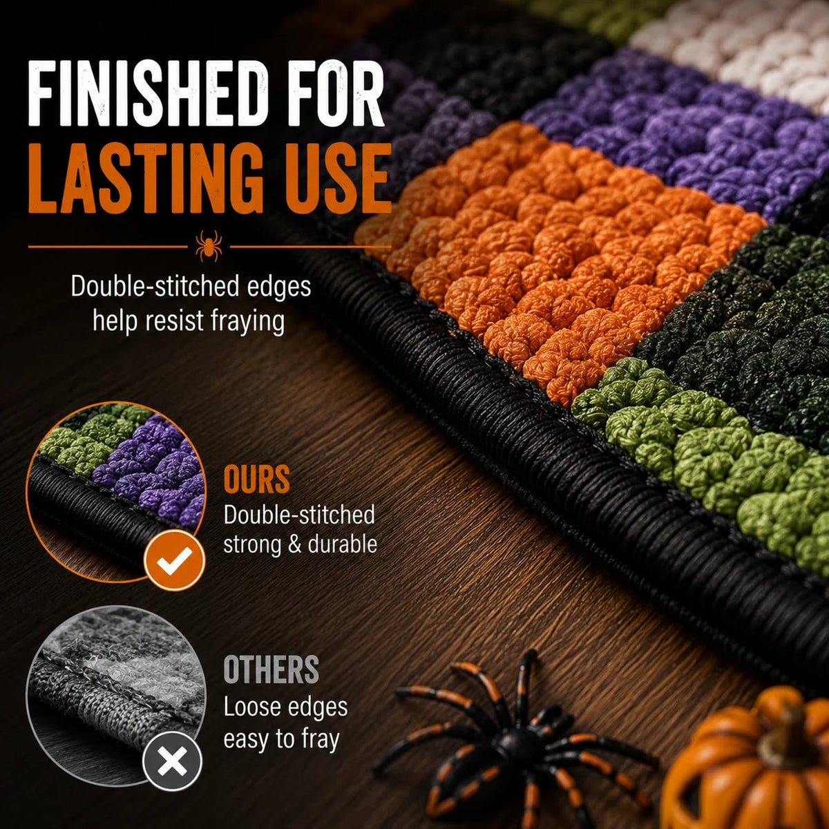 Cachetone haunted vortex round Halloween rug image 33