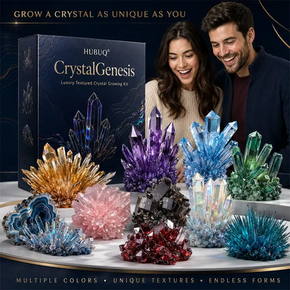 HUBUQ® CrystalGenesis — Luxury Textured Crystal Growing Kit💎
