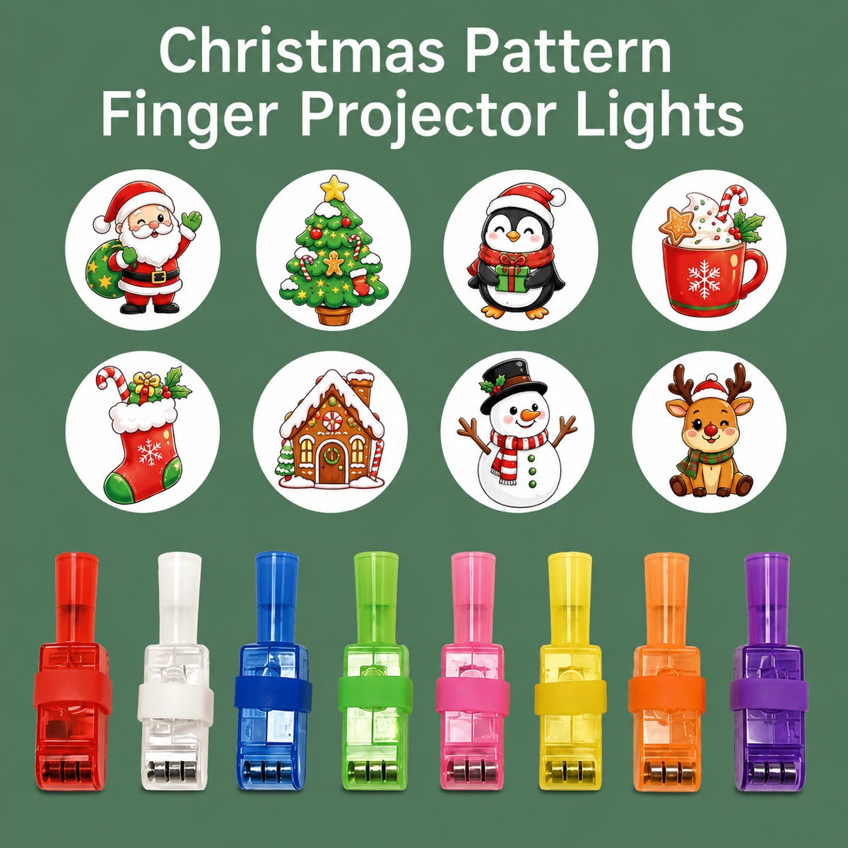 Christmas character projection selection