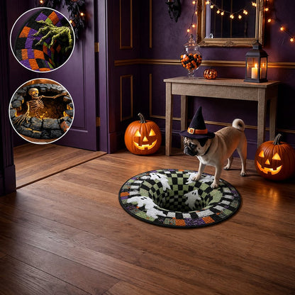 Eigoods haunted vortex round Halloween rug image 39