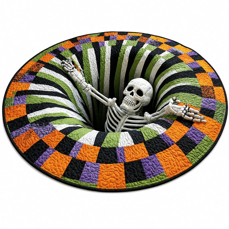 Eigoods haunted vortex round Halloween rug image 49